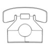 Foremka do ciastek w kształcie telefonu