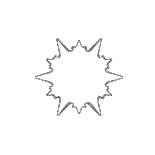 Foremka śnieżynka do wykrawania ciastek