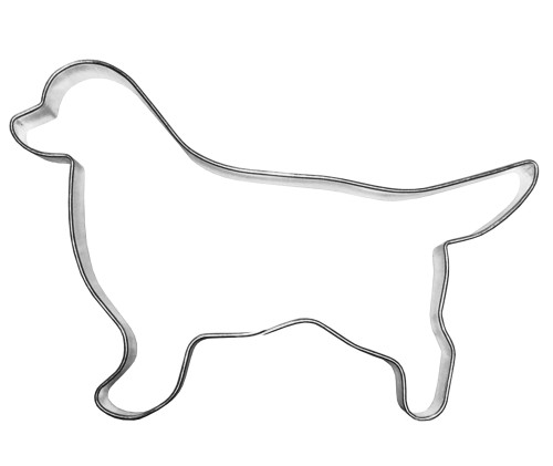 wykrawacz w kształcie psa goldena