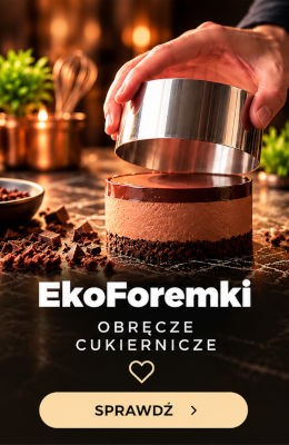 Obręcze cukiernicze do formowania deserów
