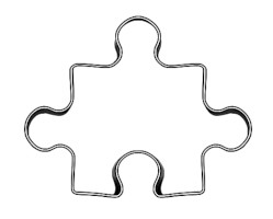 Foremka do ciastek puzzel