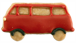 Ciasteczko wycięte foremką minibus