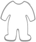 Foremka do ciastek śpioszki niemowlaka