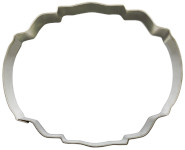 Metalowa foremka w kształcie wizytówki do wykrawania ciastek