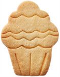 Ciasteczko z foremki w kształcie babeczki muffin