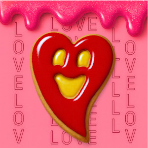 Foremki do ciastek i pierników w pochyłym kształcie serca – z wycięciami na oczy i uśmiech – kategoria produktów EkoForemki