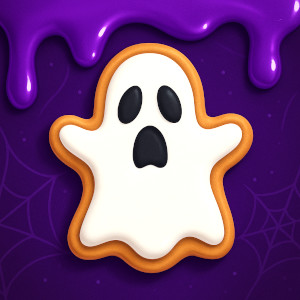 Foremki duchy – ciasteczko na Halloween z białym lukrem