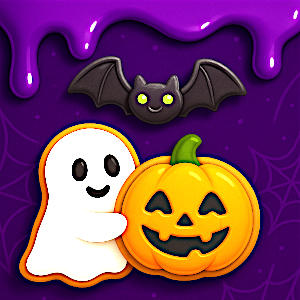 Foremki na Halloween w zestawach – ciasteczka halloweenowe z błyszczącym lukrem